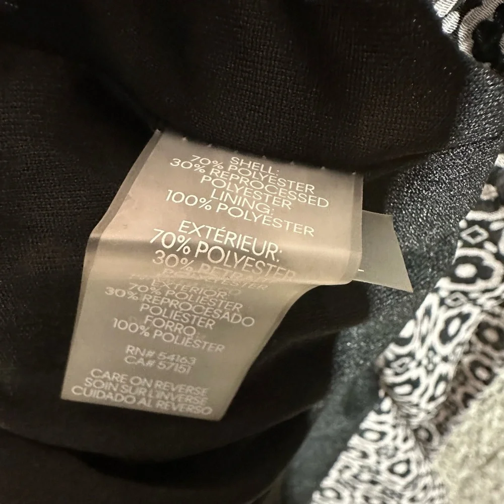 NWT Tommy Hilfiger Faux Wrap Short Sleeve Chiffon Dress Size 8 - Picture 8 of 9